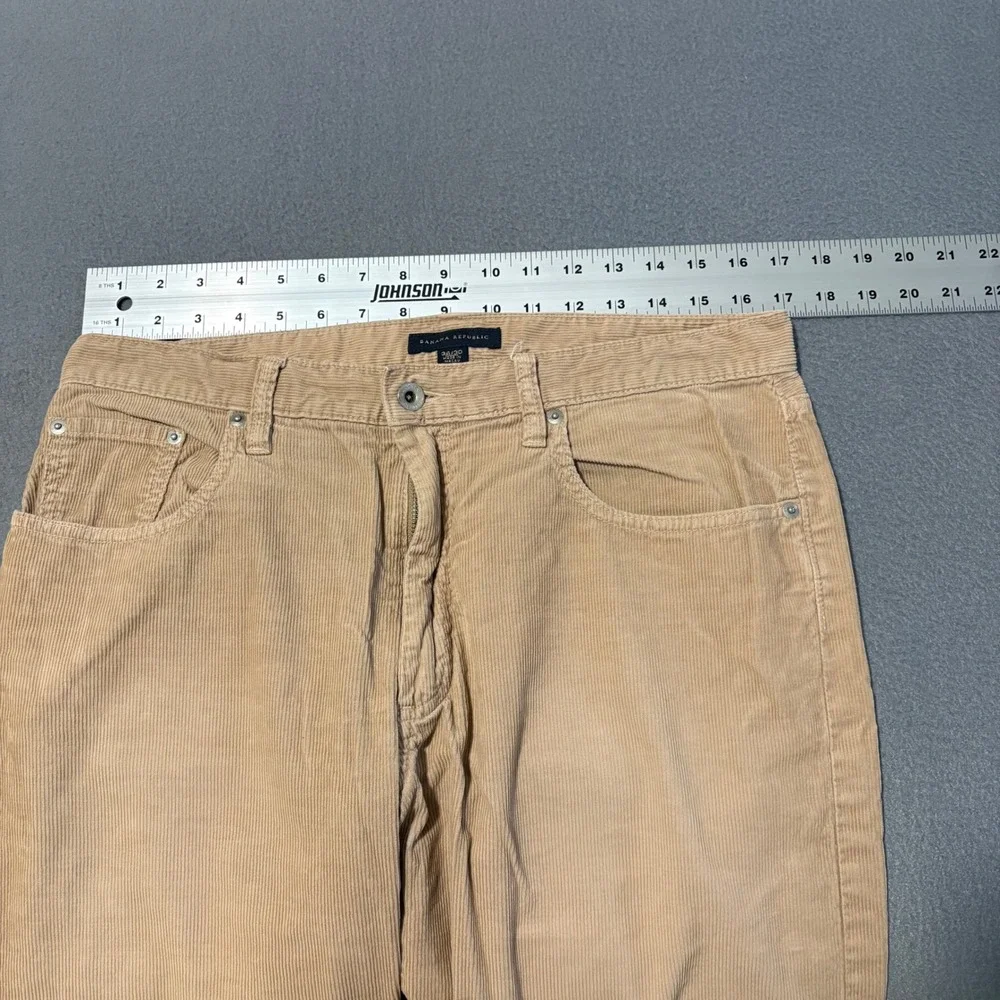 Vintage Banana Republic Corduroy Pants Mens 34x30 Tan Straight Leg 324686-00